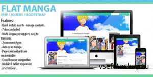 CodeCanyon - Flat manga - Build your own manga reader site. - RIP