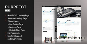 ThemeForest - Purrfect - Software Html5/Css3 Landing Page - RIP