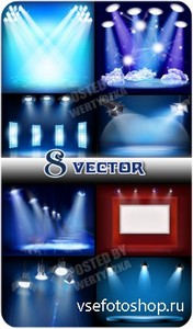 ,  / Lighting, spotlights - vector