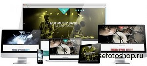 HotJoomlaTemplates - HOT Music Band - Joomla 2.5 & 3.1 Template