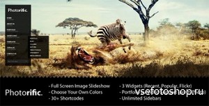 ThemeForest - Photorific v3.0 - Photography WordPress Theme