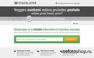 WrapBootstrap - StackLayer - Landing Page