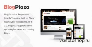 TemPlaza - BlogPlaza v1.3 - Responsive Joomla 2.5 & 3.x Template