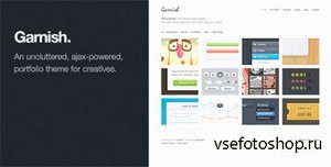 ThemeForest - Garnish v1.4 - Clean-Cut WordPress Portfolio Theme