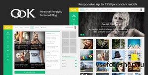 ThemeForest - OoK - Personal Portfolio and Blog 1350px - RIP