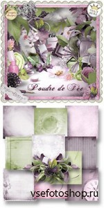 Scrap Set - Poudre de Fee PNG and JPG Files