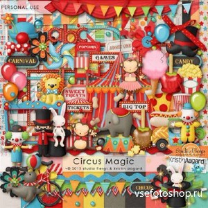 Цифровой скрап-комплект - Circus Magic