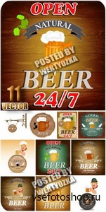 ,      / Beer - Stock vector