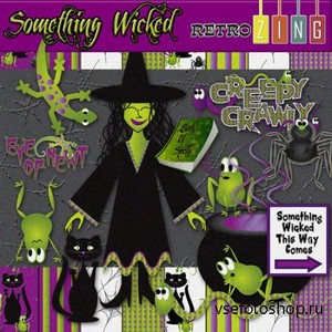 Scrap Set - Something Wicked PNG and JPG Files