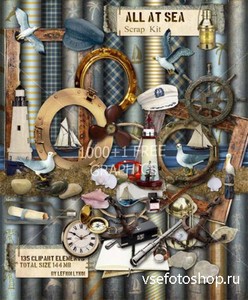 Scrap Set - All At Sea PNG and JPG Files