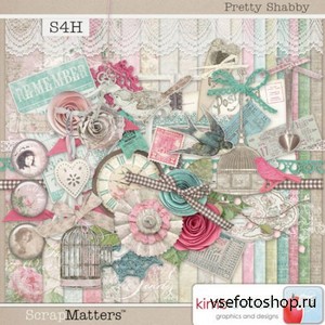 Scrap Set - Pretty Shabby PNG and JPG Files