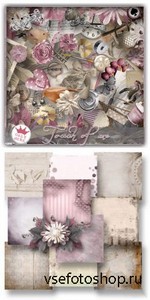 Scrap Kit - Touch of Me PNG and JPG Files