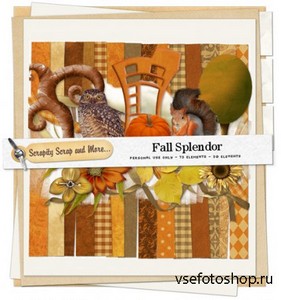 Scrap Kit - Fall Splendor PNG and JPG Files