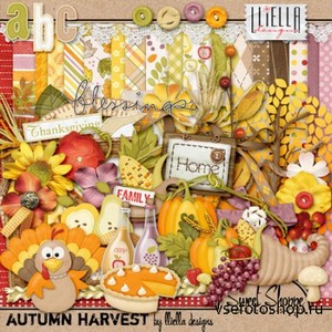 Scrap Kit - Autumn Harvest PNG and JPG Files