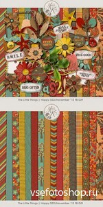 Scrap Set - The Little Things PNG and JPG Files