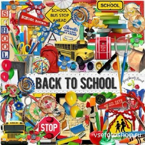 Цифровой скрап-набор - Back to School