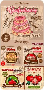   , , ,  / Vintage food labels -  ...