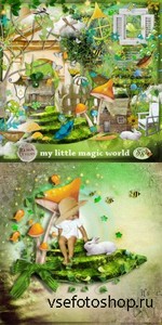 Scrap Set - My Little Magic World PNG and JPG Files