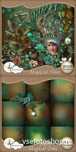 Scrap Kit - Magical Time PNG and JPG Files