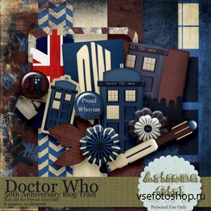 Scrap Kit - Doctor Who PNG and JPG Files