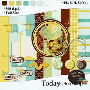 Scrap - Today PNG and JPG Files