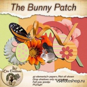 Scrap Set - The Bunny Patch PNG and JPG Files