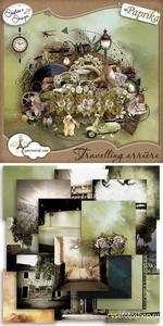 Scrap Set - Travelling Arriere PNG and JPG Files
