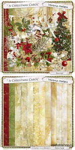 Scrap Set - A Christmas Carol PNG and JPG Files