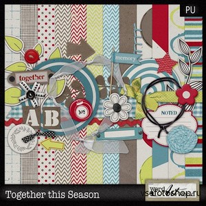 Scrap Set - Together this Season PNG and JPG Files