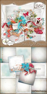 Scrap Set - Make Joyful Memories PNG and JPG Files