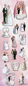 Wedding Figurines PNG Files