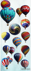 Hot Air Balloons PNG Files