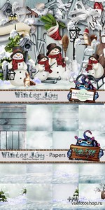 Scrap - Winter Joy PNG and JPG Files