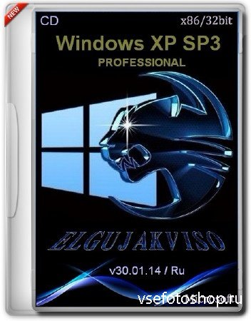 Windows XP Pro SP3 x86 Elgujakviso Edition v30.01.14 (RUS/2014)