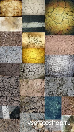 Cracked Soil (a Large Collection of Textures) JPG Files
