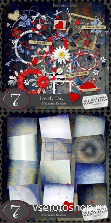 Lovely Day Scrap PNG and JPG Files
