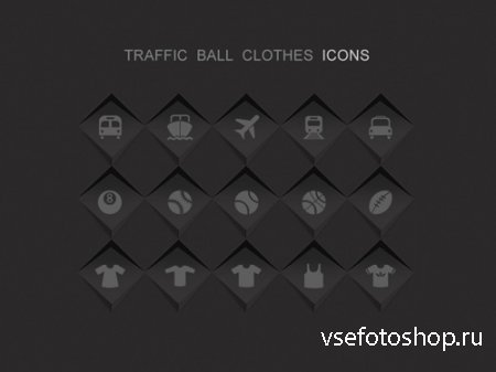 Traffic Ball Clothes icons