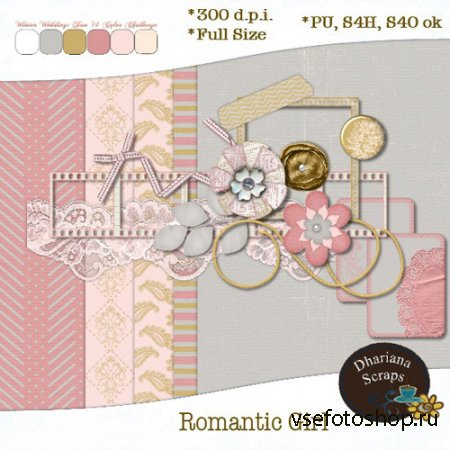 Romantic Girl Kit PNG and JPG Files