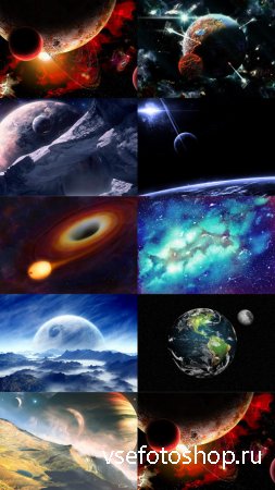 Space Wallpapers Set 2 JPG Files