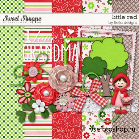 Scrap - Little Red PNG and JPG Files