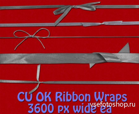 Ribbon Wraps PNG Files
