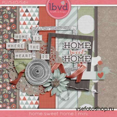 Scrap - Home Sweet Home PNG and JPG Files