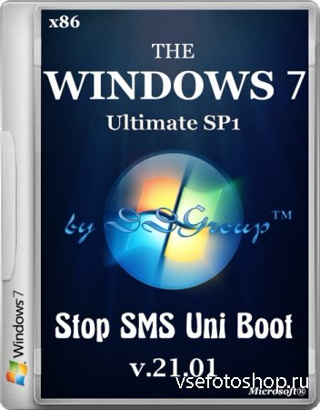 Windows 7 Ultimate SP1 x86 Stop SMS Uni Boot v.21.01 by DDGroup (2014/RUS)