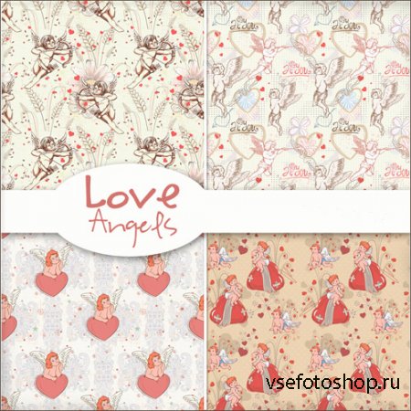 Love Angels Textures PNG Files