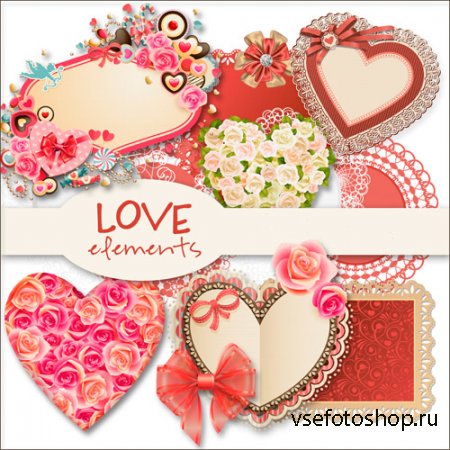 Love Elements PNG Files