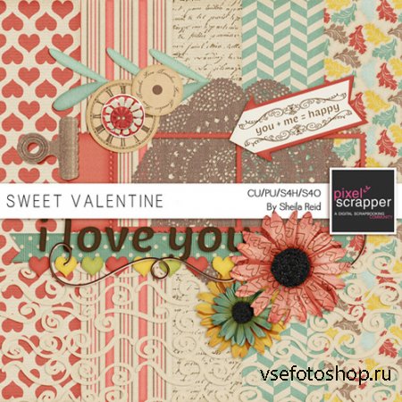 Scrap - Sweet Valentine PNG and JPG Files