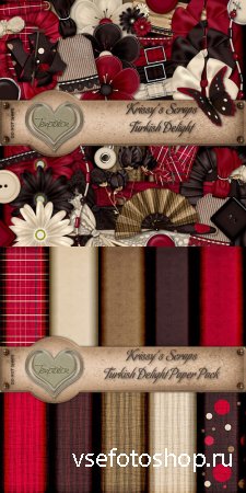 Scrap Set - Turkish Delight PNG and JPG Files