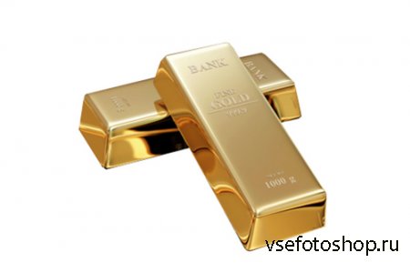 Glossy Bars of Fine Gold