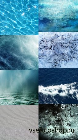 Ice and Water Textures JPG Files