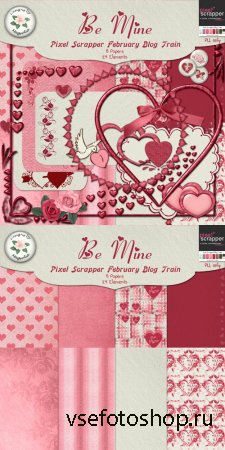 Be Mine Scrap PNG and JPG Files